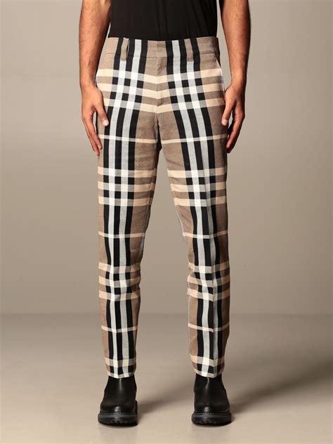 pantalon burberry homme prix|Burberry Pantalons .